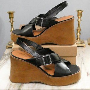 NiB Lucky Brand Delaynee Platform Wedge Sandal  3.7" heel 8.5 $70